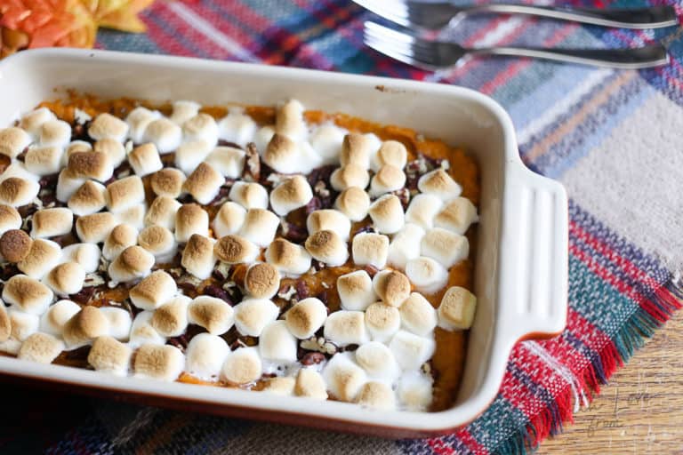 A Healthier Twist on Sweet Potato Casserole - With Love From Bex
